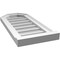 Ekena Millwork Octagonal Top Surface Mount PVC Gable Vent w/ 2"W x 2"P Brickmould Sill Frame, 12"W x 26"H GVPOT12X2603SN - alternate 5